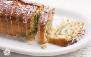 Rezept für Kokos-Matcha-Green-Zebra Kuchen, Rührkuchen #meetthegreenzebra #ichbacksmir