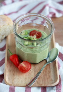 Avocado-Gazpacho | Rezept beim #SuperfoodSamstag bei feiertäglich von Raspberrysue