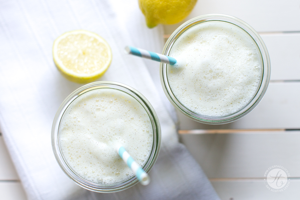 Lemon-Buttermilk-fresh Shake, Rezept von feiertaeglich.de, SmoothieMontag