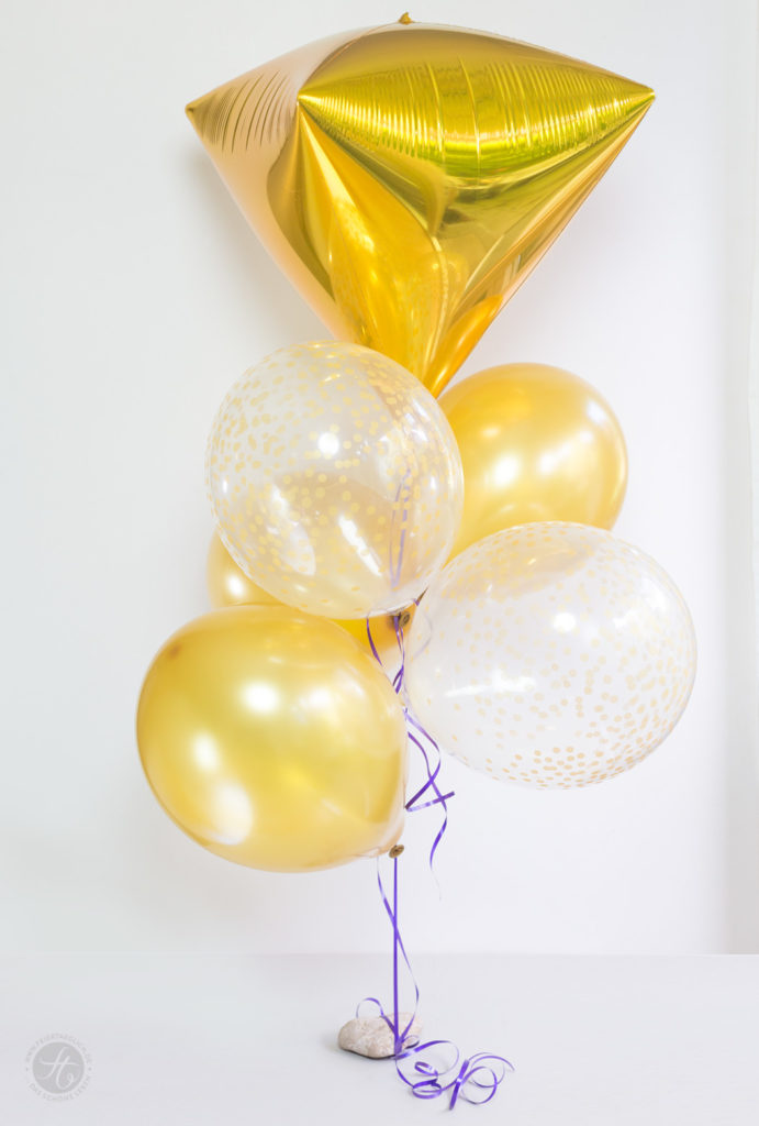 Goldene Ballons zur Goldener-Herbst-Party #happymottoparty