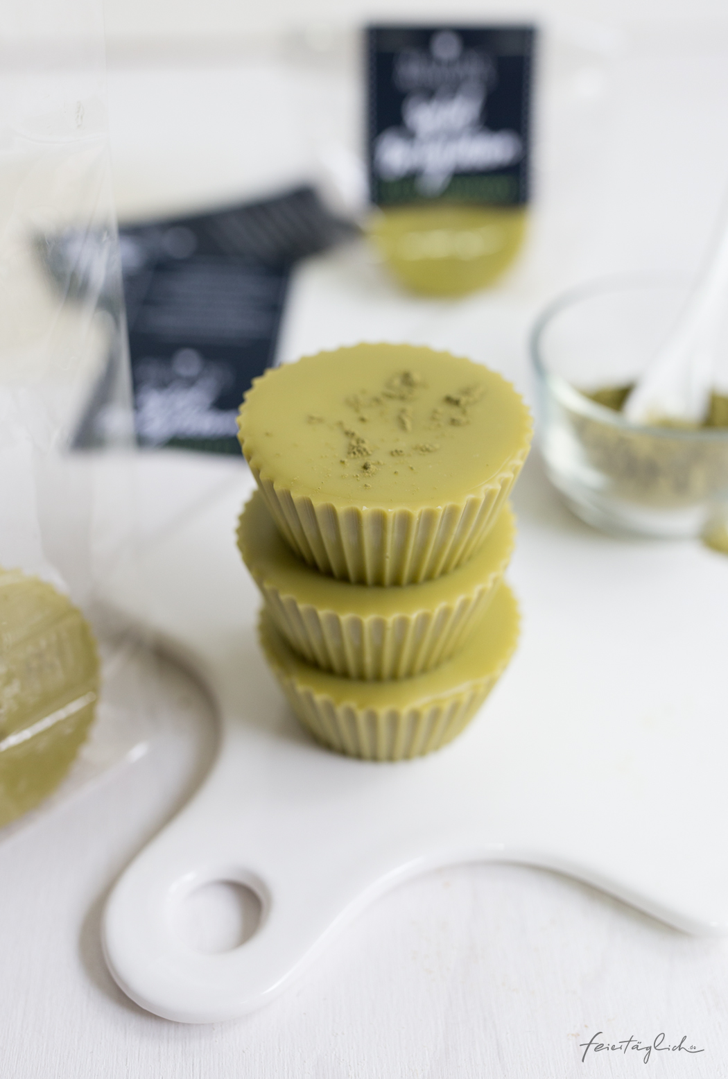 Geschenke aus der Küche: Solid Body Lotion Bars mit Matcha & Lemongras & Free-printable-Labels zum Ausdrucken, selbstgemacht