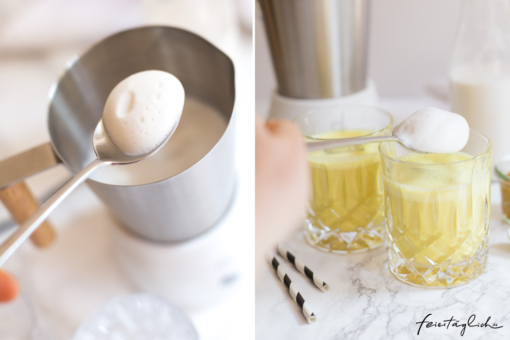 Goldene Milch – (Iced)-Kurkuma-Latte, Rezept für selbst gemachte KurkumaPaste