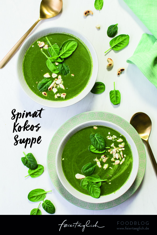 Spinat-Kokos-Suppe Rezept