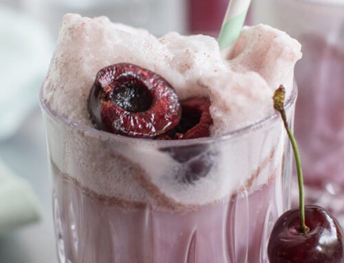 Cherry-Vanilla-Icecream-Floats – Rezept für einen Sommer-Spaß-Drink