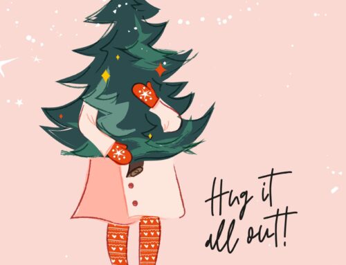 Frohe Weihnachten – Hug it all out – freebie Handy Hintergründe