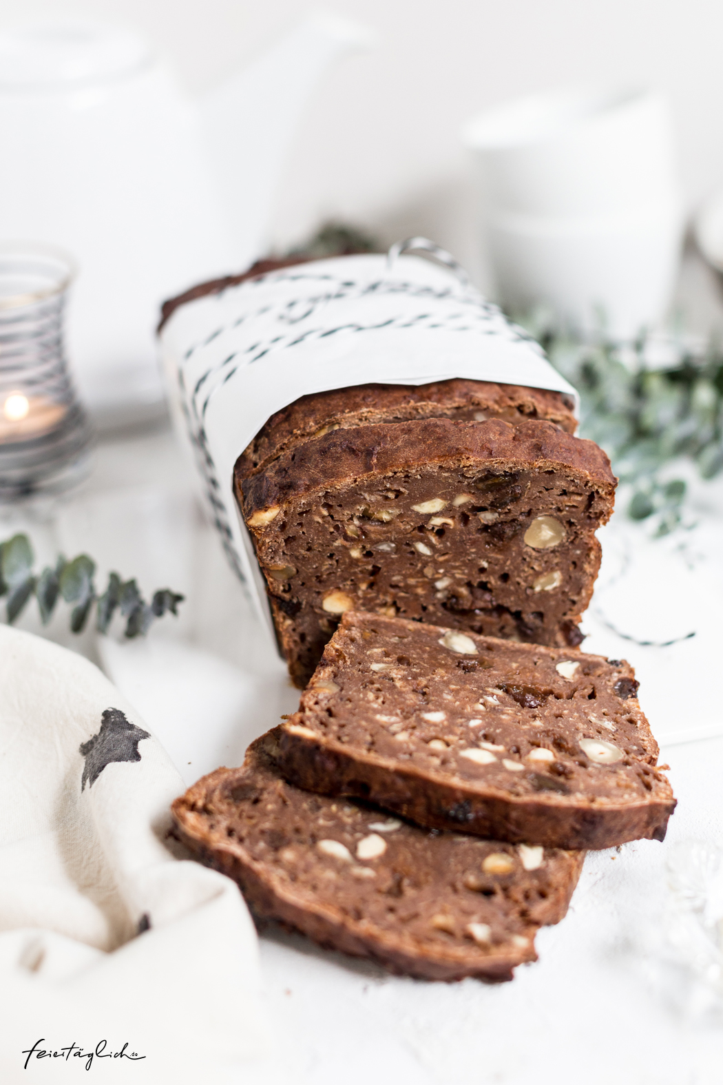 Weihnachtliches Apfelbrot – ein Klassiker (in zuckerfrei und vegan) zum ...