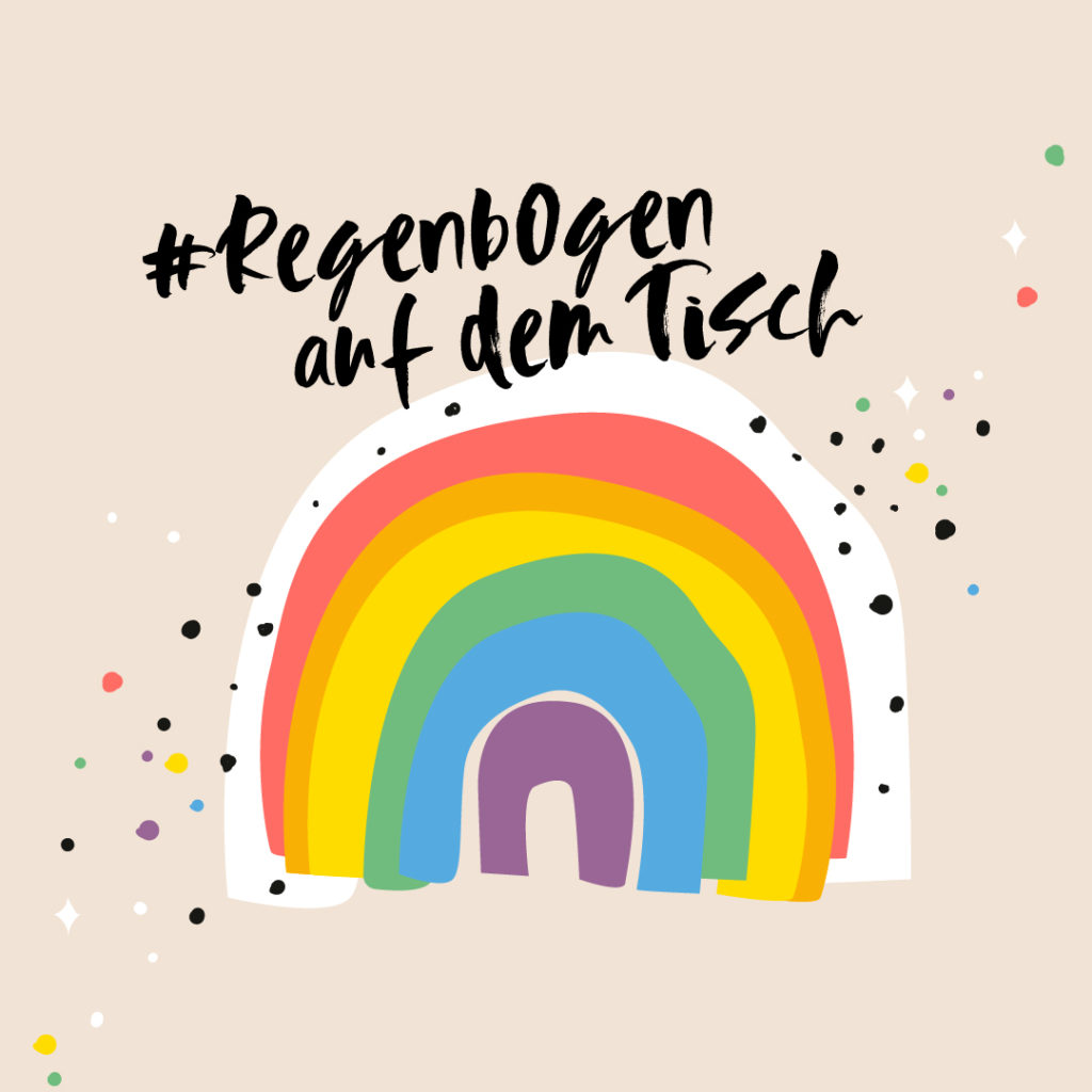 #regenbogenaufdemtisch Blogevent feiertaeglich
