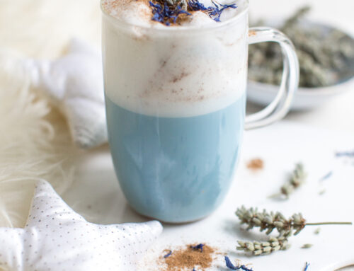 Blue Moon Milk – Rezept zum besser Einschlafen… #regenbogenaufdemtisch : Blau