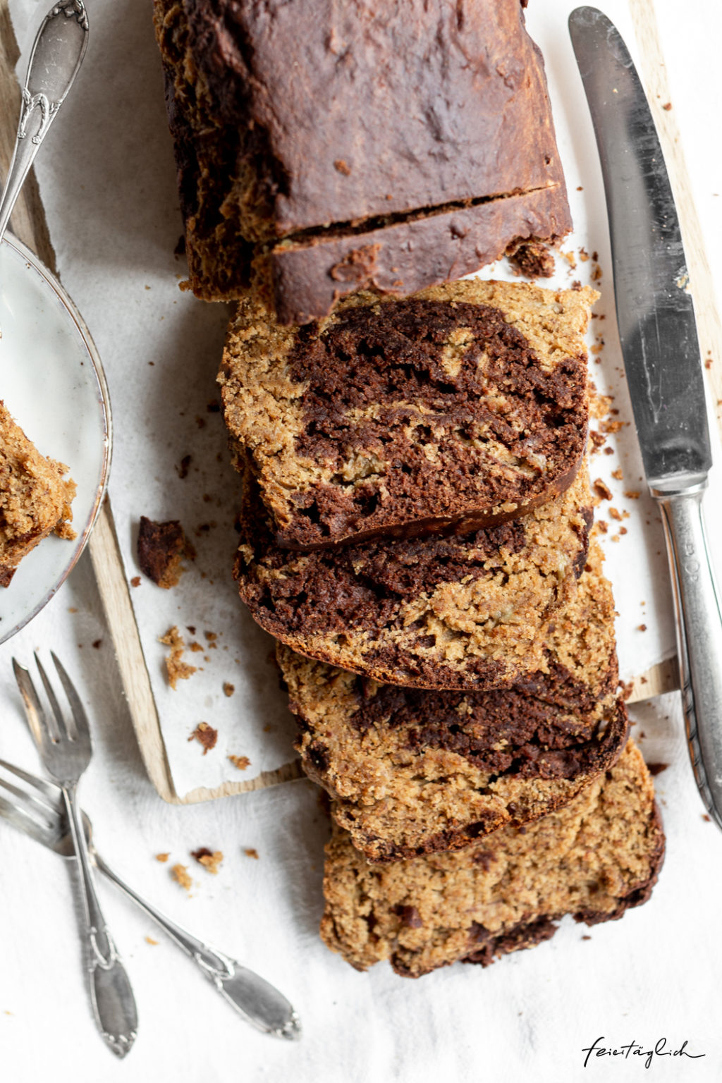 Marmor-Bananenbrot – Rezept für einen fantastisch saftigen, veganen und