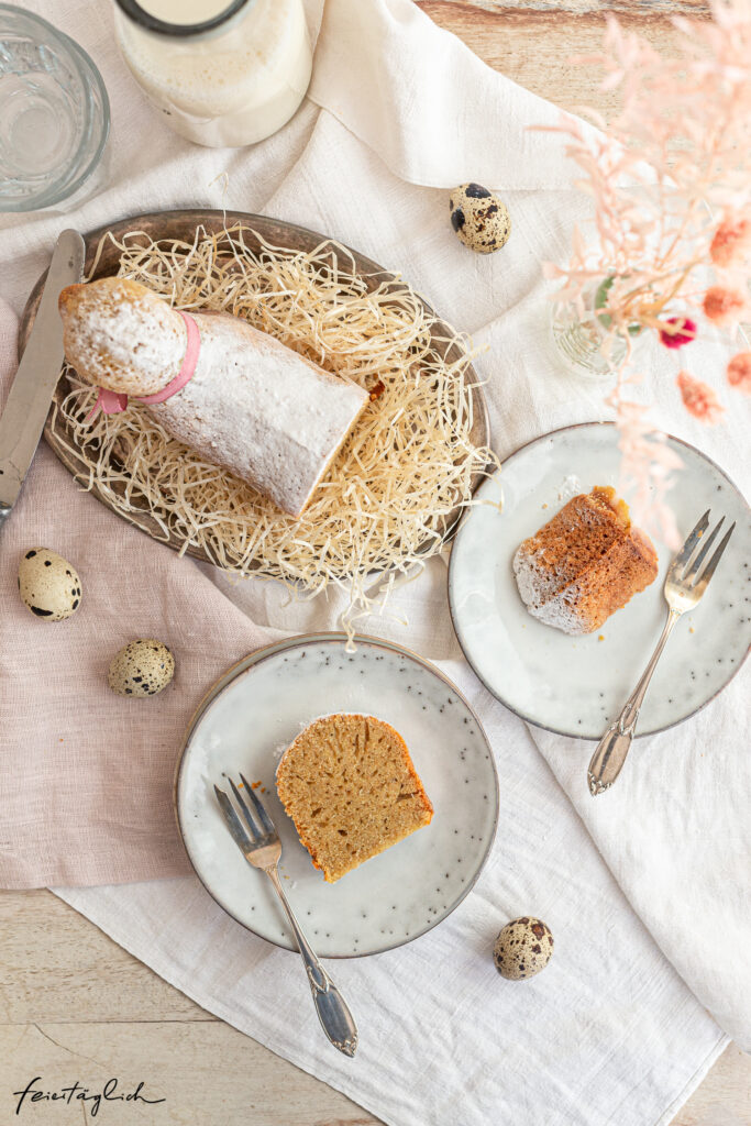 Honig-Vanille-Osterlamm – ein süßes Lämmchen zum Osterfest backen