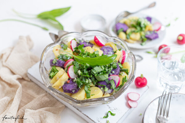 Allerliebster Kartoffelsalat mit Bärlauch - feiertäglich foodblog