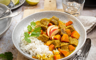 Kürbis-Kalbfleisch-Curry Rezept