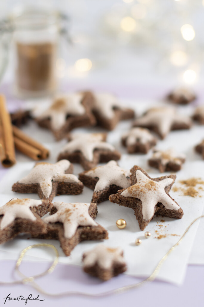 Weihnachtsbäckerei: Schoko-Chai-Sterne – Rezept für Zimtsterne mal etwas anders