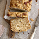 Zimtiger Apfelkastenkuchen mit Streuseln und Pekannüssen – Applebread mit Pekan-Streuseln