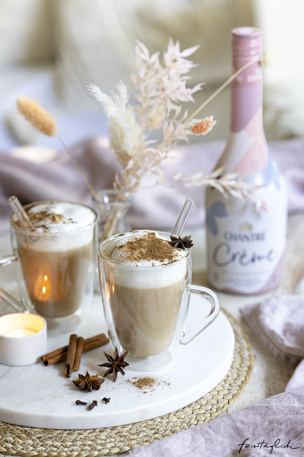 Herbstdrink 2024: Chantré Crème Chai Latte mit selbstgemachtem Chai Sirup