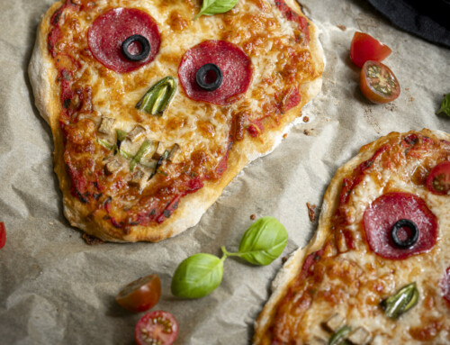 Halloween Pizza Totenköpfe – Pizza Skulls