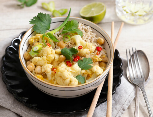 Blumenkohl-Kicherbsen-Curry – Gute-Laune-Essen, vegan und so fix auf dem Tisch